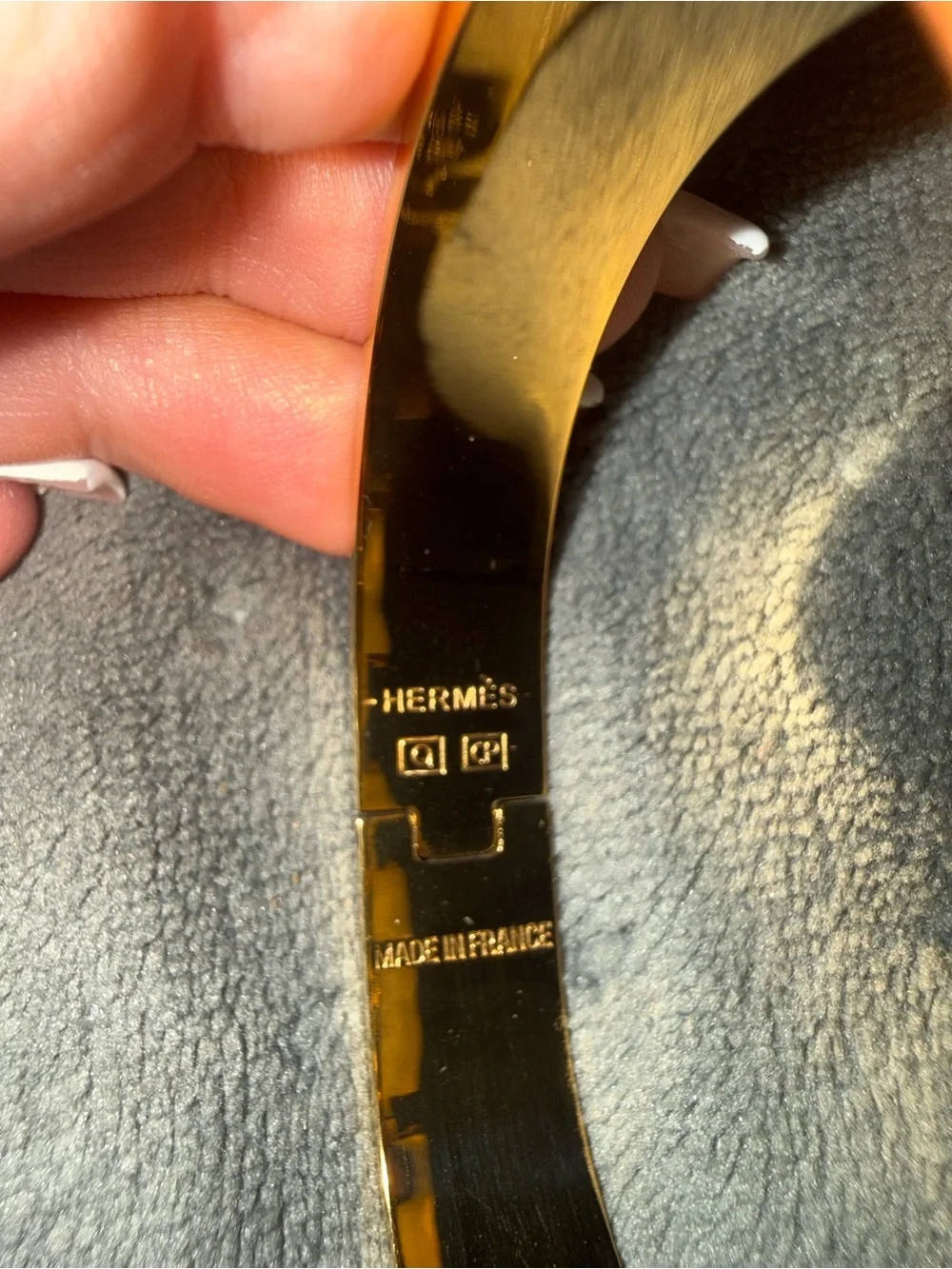 Black and Gold H Bracelet - Men's Accessory